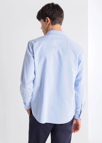 Camisa Manga Larga Oxford Azul Celeste