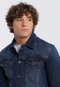 Cazadora Vaquera Denim Azul Medio para hombre