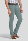 Pantalones tipo Jeans elásticos color Azulón, verde y beige