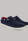 Mocasines Wallabee de hombre azules