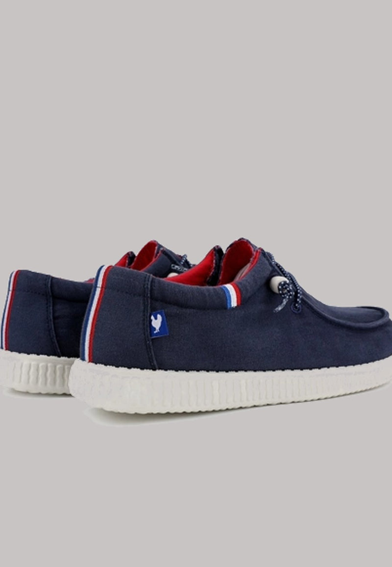 Mocasines Wallabee de hombre azules