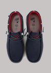 Mocasines Wallabee de hombre azules