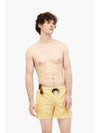 Men's Swimsuit Yellow Flowery 
