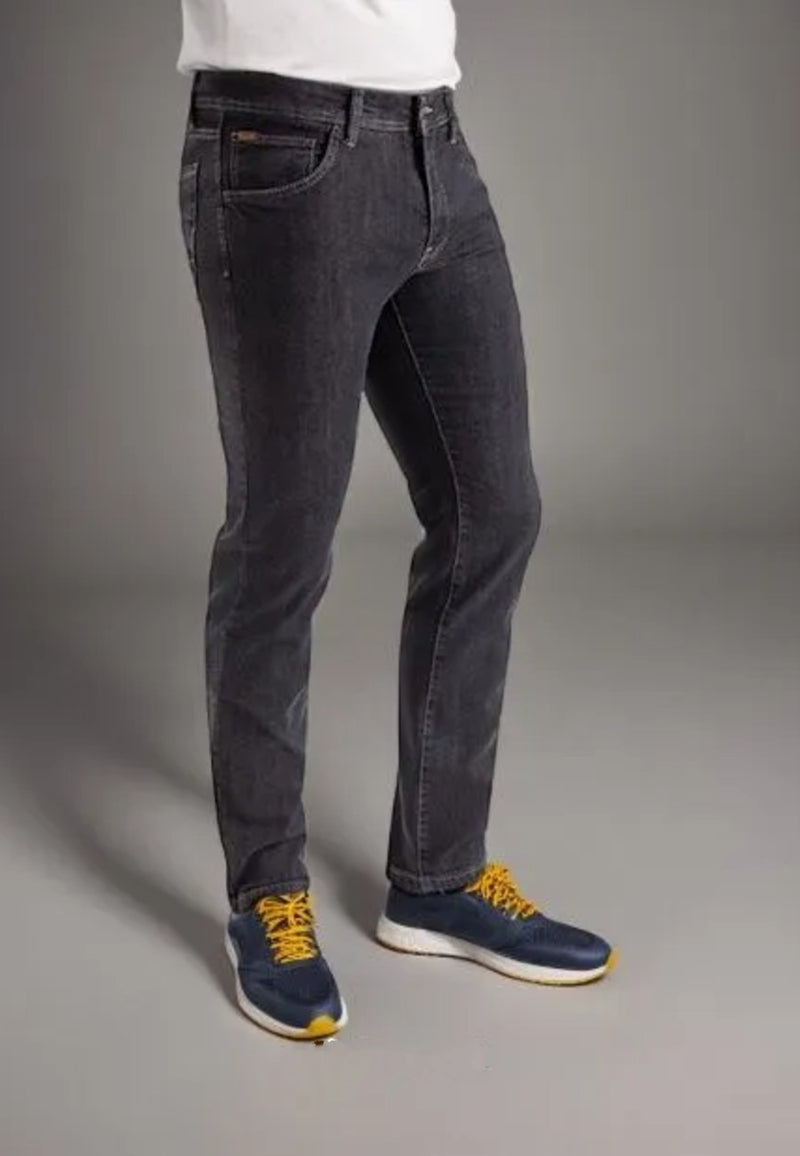 Pantalón Jeans elástico gris de hombre - León